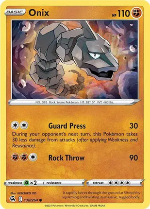 Onix Common • 138/264 Fusion Strike
