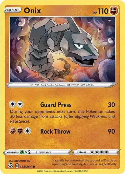 Onix Common • 138/264 Fusion Strike