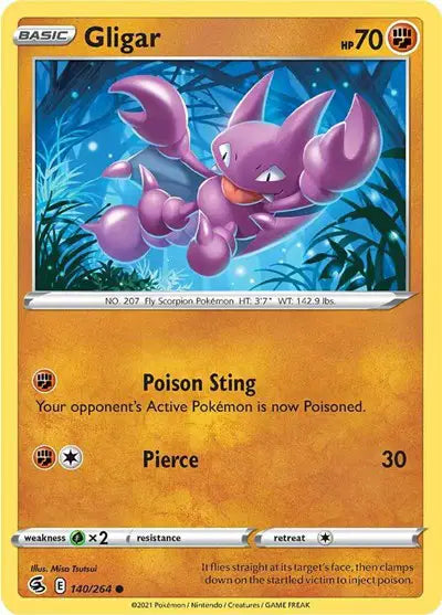 Gligar Common • 140/264 Fusion Strike