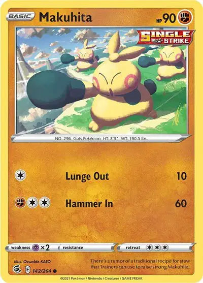 Makuhita Common • 142/264 Fusion Strike