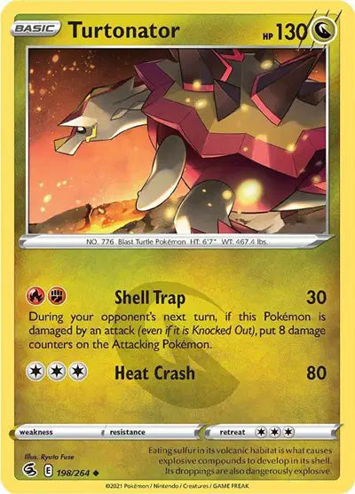 Turtonator Uncommon • 198/264 Fusion Strike