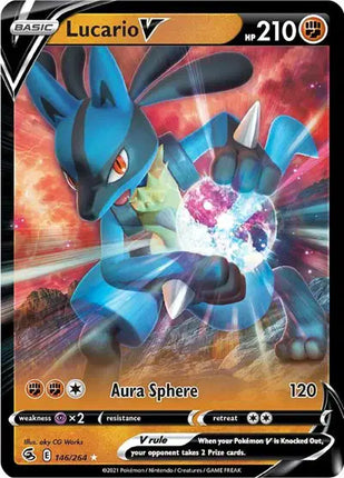 Lucario V Ultra Rare • 146/264 Fusion Strike