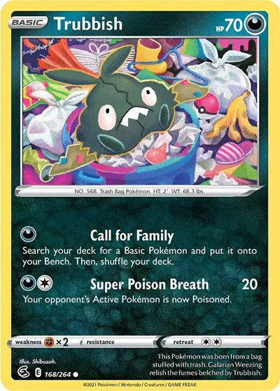 Trubbish Fusion Strike Common 168/264