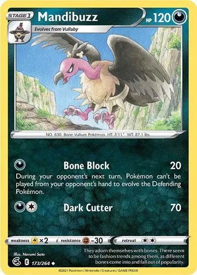 Mandibuzz Uncommon • 173/264 Fusion Strike