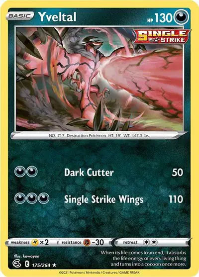 Yveltal Rare • 175/264 Fusion Strike