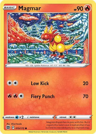 Magmar Common • 019/172 Brilliant Stars