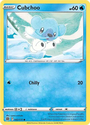 Cubchoo Common • 042/172 Brilliant Stars