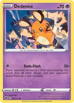 Dedenne Common • 067/172 Brilliant Stars