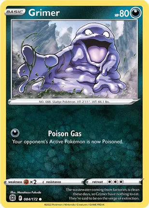 Grimer Pokemon • Common • 084/172 Brilliant Stars