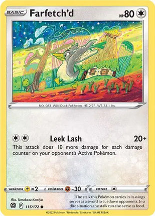 Farfetch'd Common • 115/172 Brilliant Stars