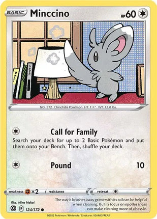Minccino Brilliant Stars Common 124/172