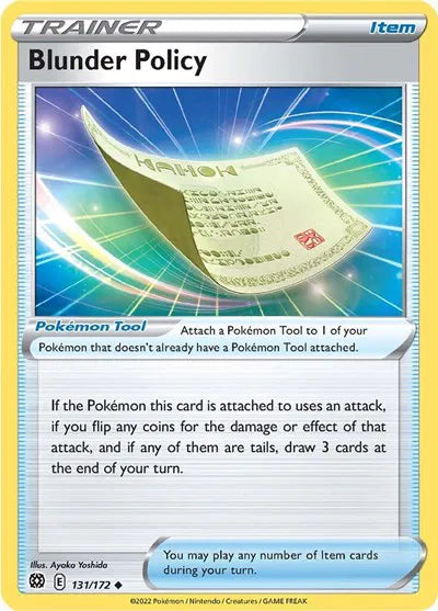 Blunder Policy Brilliant Stars Uncommon 131/172 Reverse Holofoil