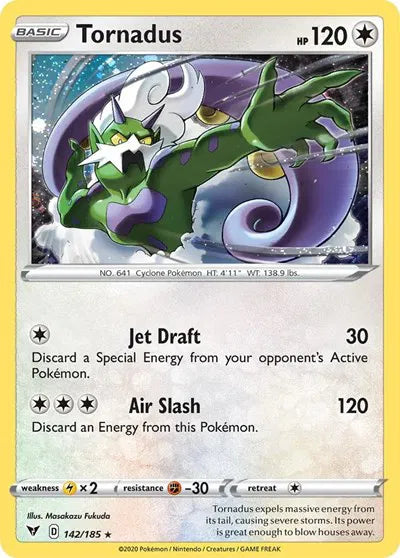 Tornadus Blister Exclusives Promo 142/185 Holofoil