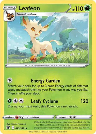 Leafeon Rare • 013/189 Astral Radiance