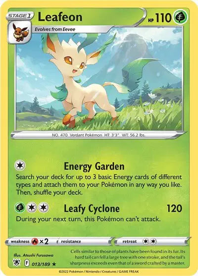 Leafeon Rare • 013/189 Astral Radiance