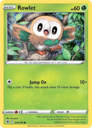 Rowlet Common • 019/189 Astral Radiance