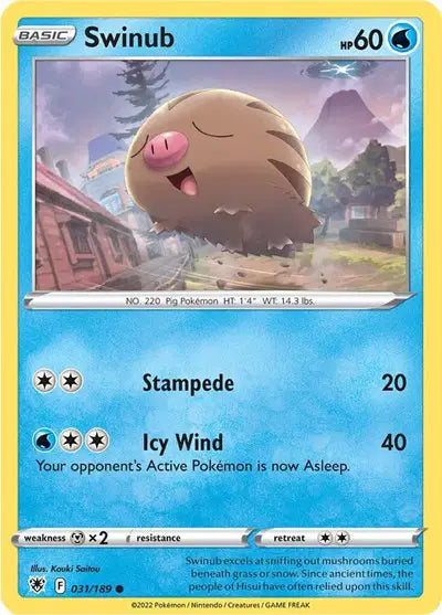 Swinub Common • 031/189 Astral Radiance