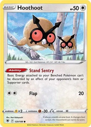 Hoothoot Common • 120/189 Astral Radiance