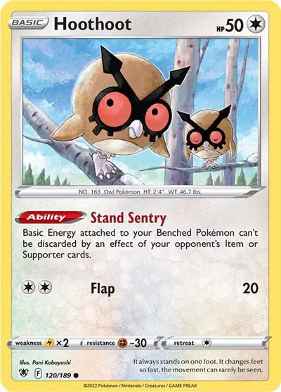 Hoothoot Common • 120/189 Astral Radiance