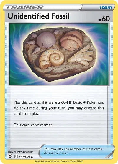 Unidentified Fossil Astral Radiance Uncommon 157/189