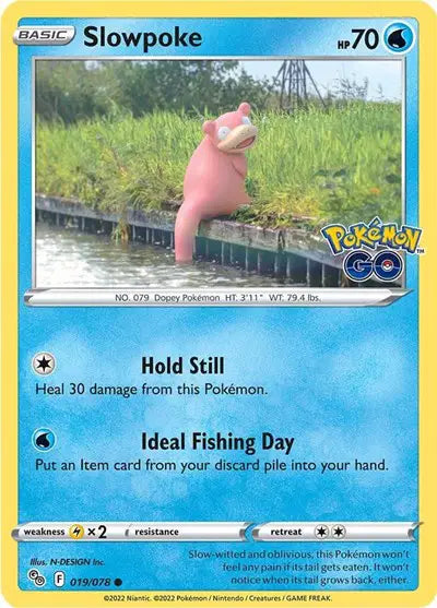Slowpoke Common • 019/078 Pokemon Go