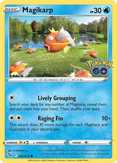 Magikarp Common • 021/078 Pokemon Go