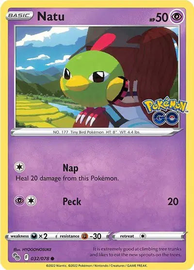 Natu Common • 032/078 Pokemon Go