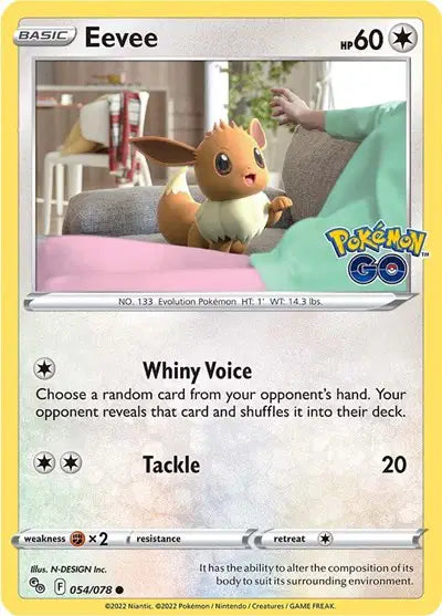 Eevee Common • 054/078 Pokemon Go