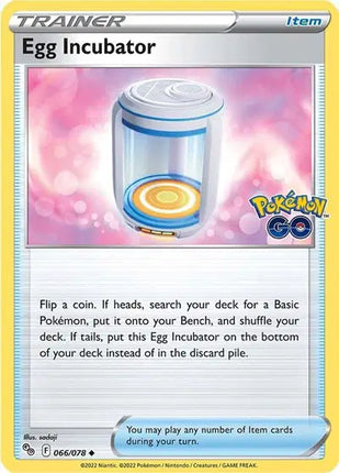 Egg Incubator Uncommon • 066/078 Pokemon Go