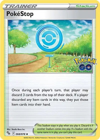 PokeStop Uncommon • 068/078 Pokemon Go Reverse Holofoil