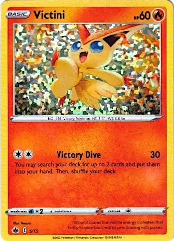 Victini Pokemon • Holo Rare • 05/15 McDonald's Promos 2022