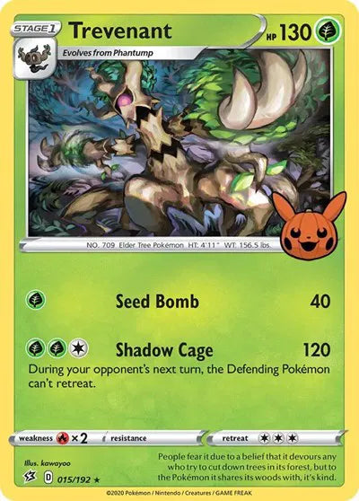 Trevenant Trick or Trade BOOster Bundle Promo 015/192 Holofoil