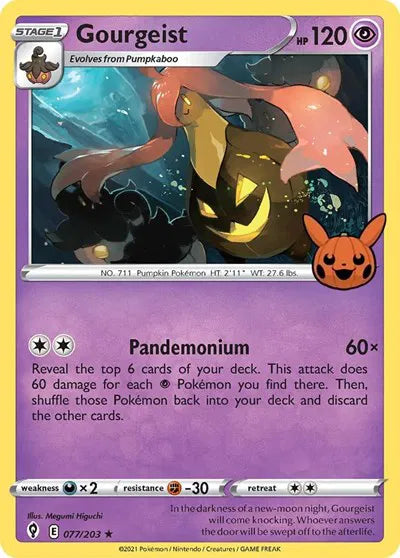 Gourgeist Trick or Trade BOOster Bundle Promo 077/203 Holofoil