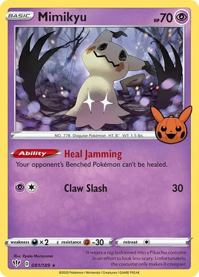Mimikyu Trick or Trade BOOster Bundle Promo 081/189