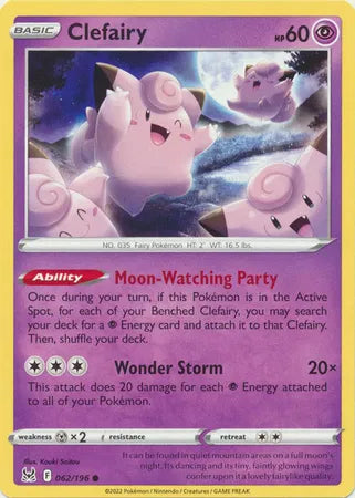Clefairy Lost Origin Common 062/196