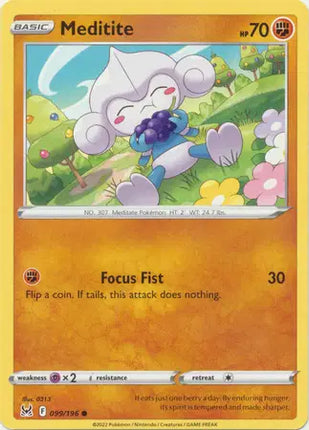 Meditite Common • 099/196 Lost Origin