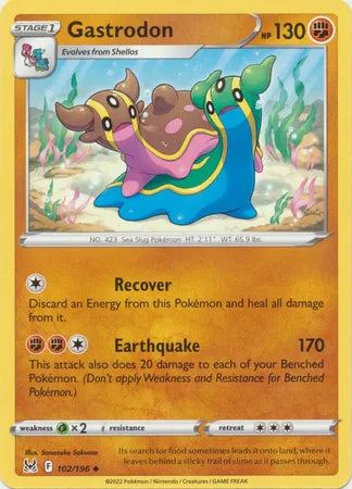 Gastrodon Lost Origin Uncommon 102/196