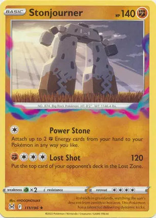 Stonjourner  Rare • 111/196 Lost Origin