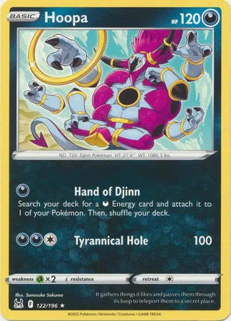 Hoopa Lost Origin Rare 122/196