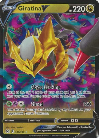 Giratina V Lost Origin Ultra Rare 130/196