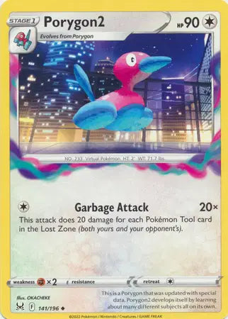 Porygon2 Uncommon • 141/196 Lost Origin