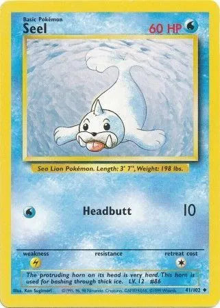Seel Base Set (Unlimited) Uncommon 41 (HP)