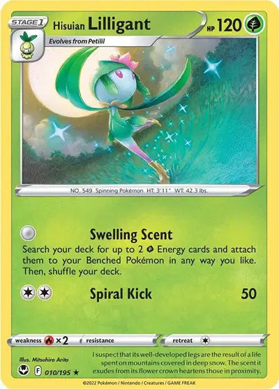 Hisuian Lilligant Rare • 010/195 Silver Tempest