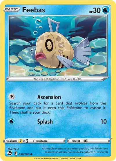 Feebas Common • 039/195 Silver Tempest