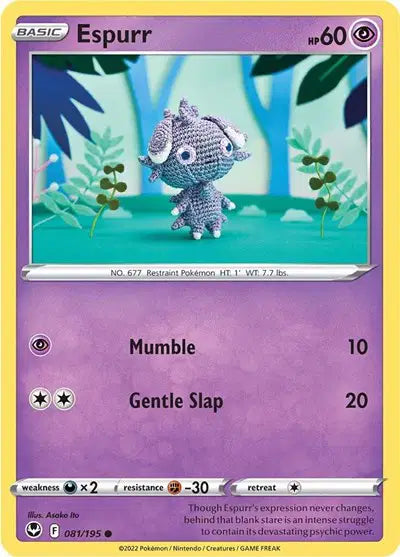 Espurr Common • 081/195 Silver Tempest