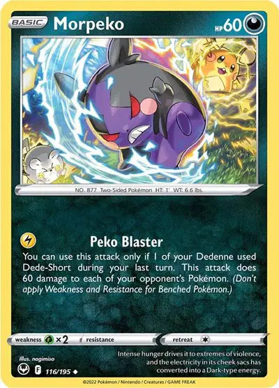 Morpeko Uncommon • 116/195 Silver Tempest