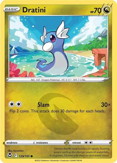 Dratini Common • 129/195 Silver Tempest