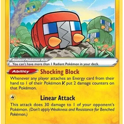 Radiant Charjabug Radiant Rare • 051/159 Crown Zenith