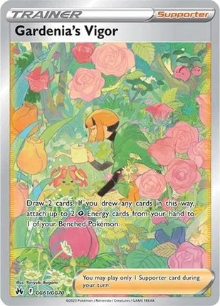 Gardenia's Vigor Crown Zenith: Galarian Gallery Ultra Rare GG61/GG70