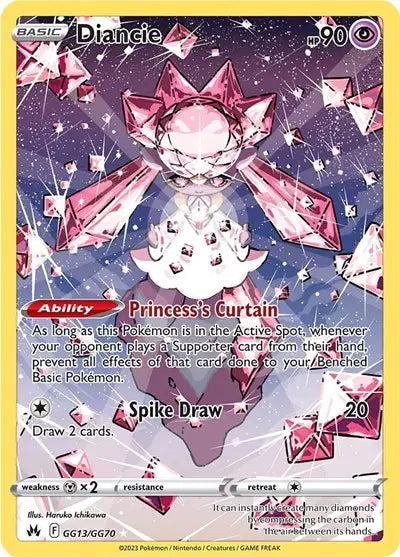 Diancie Holo Rare • GG13/GG70 Crown Zenith: Galarian Gallery